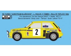 Decal – Renault 5 Turbo „AGROTEAM“ - Rallye Teplice 1982